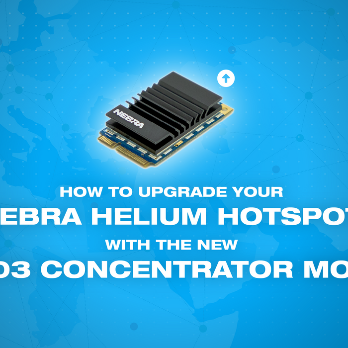 How to Upgrade Your Nebra Helium Hotspot With the New SX1303 Concentrator Module