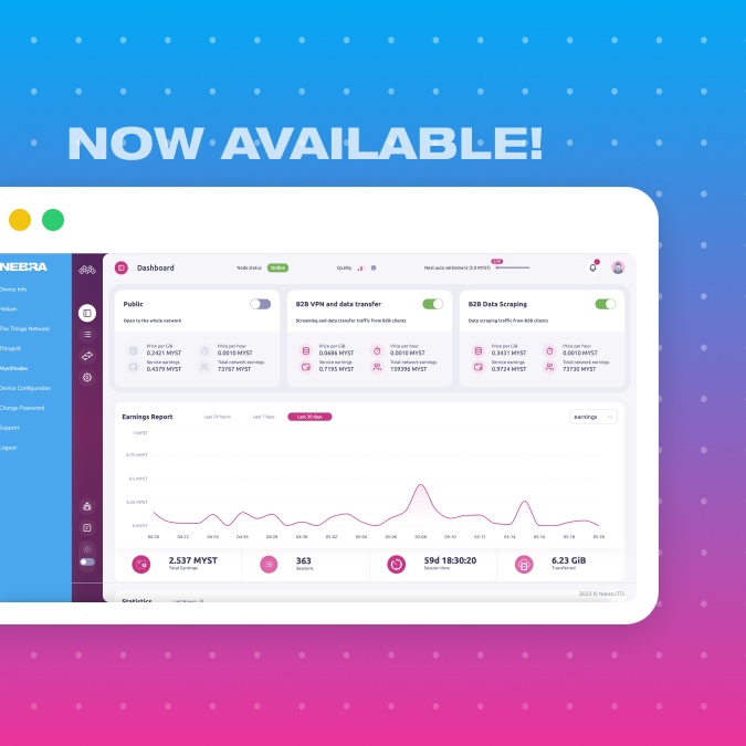 Unleashing Your Hotspot: Dual earnings with Nebra and MystNodes