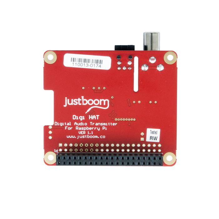 JustBoom Digi HAT for the Raspberry Pi