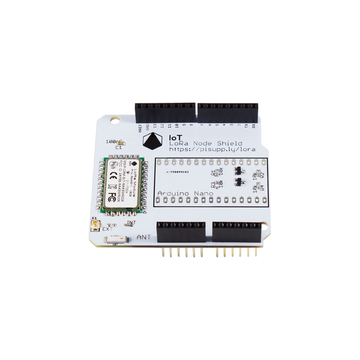 IoT LoRa Node Shield for Arduino(868MHz/915MHz)