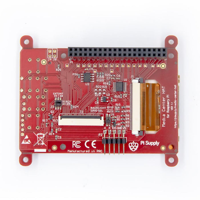 Pi Supply Media Center HAT - 2.83" touchscreen for Raspberry Pi