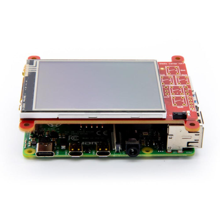 Pi Supply Media Center HAT - 2.83" touchscreen for Raspberry Pi