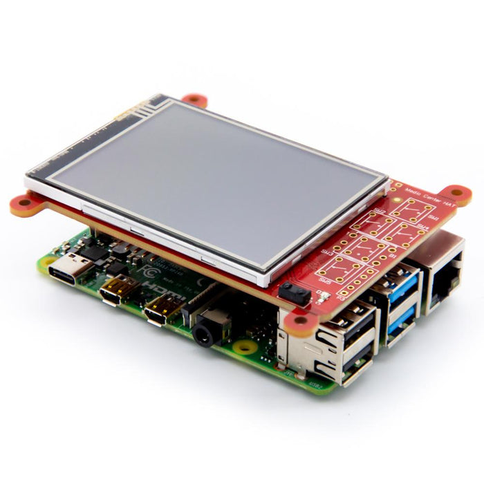 Pi Supply Media Center HAT - 2.83" touchscreen for Raspberry Pi