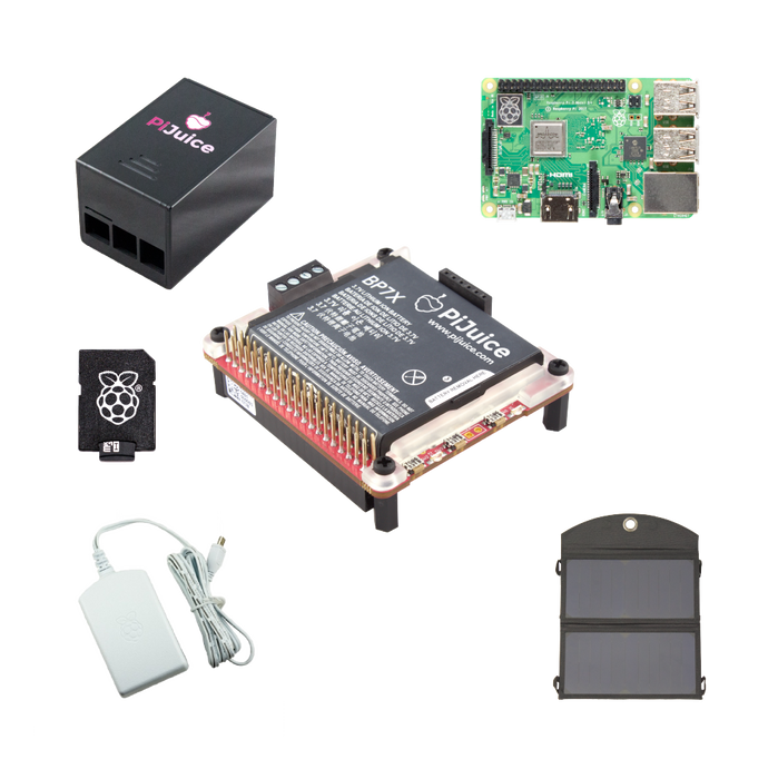 PiJuice Solar To Go Kit - (UPS) Uninterruptible Power Supply and Solar Power management for Raspberry Pi