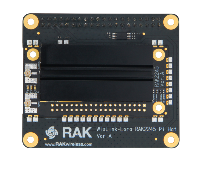 RAK2245 Pi HAT & Raspberry Pi 3B+ & 16G TF Card quick start LoRaWAN application kit