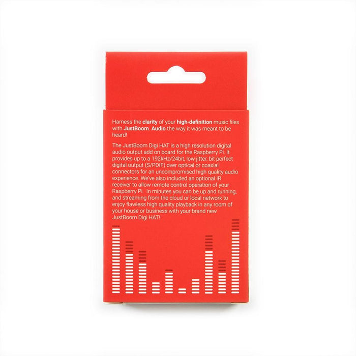 JustBoom Digi HAT Packaging